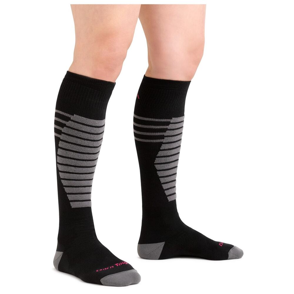 Darn Tough Mens L Black Thermolite Edge Over-the-Calf Ski Snowboard Socks R4-1